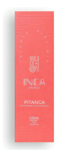 Incenso Inca 4 Varetas Especial Diversos Aromas 100% Natural Fragrância Pitanga