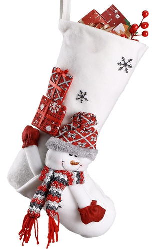 Calcetines Navideños 3d Papá Noel Reno Muñeco De Nieve