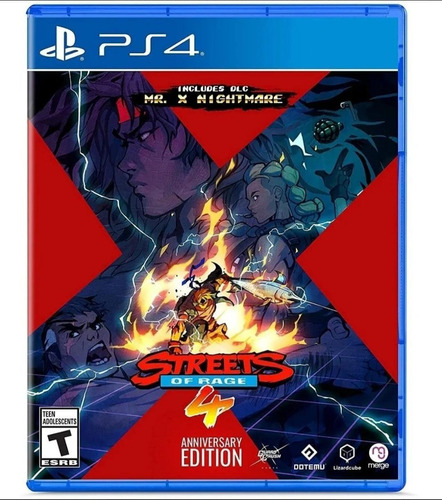 Streets Of Rage 4 Anniversary Edition Ps4