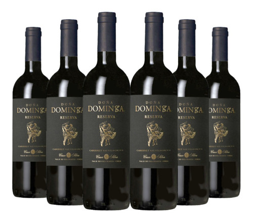 6 Vinos Doña Dominga Black Reserva Cabernet Sauvignon