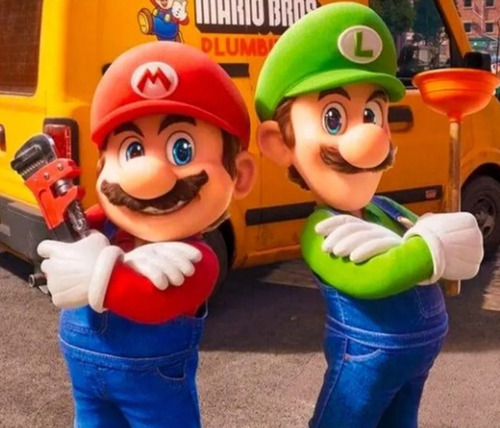 Kit Diamond Painting Pintura De Diamante -mario Y Luigi 2023