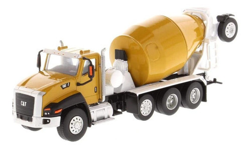 Camion Revolvedora De Concreto Cat Ct660 1:64 Diecast Master Color Amarillo