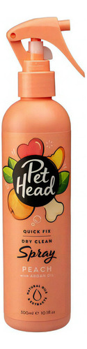 Pet Head Spray Quick Fix Banho A Seco 300ml Fragrância Pêssego