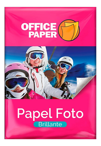 Papel Fotográfico Office Paper Brillante 180g Por 25 H Jumbo