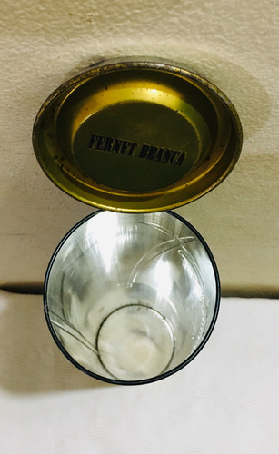 Lata De Fernet Branca Imagenes Antiguas- Vacia - Unica !!!! (Usado)
