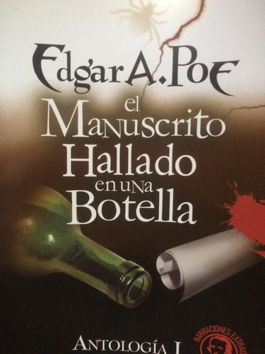 Libro El Manuscrito Hallado En Una Botella Edgar Allan Poe