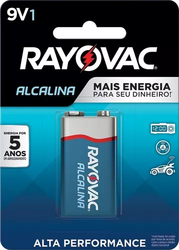 PILAS ALCALINAS 9V – Rayovac