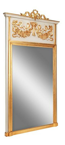 Espejo Trumeau Pintado Estilo Vintage Neoclásico Francés