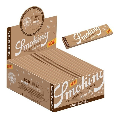 Seda Smoking Thinnest Brown King Size Com 50 Livretos