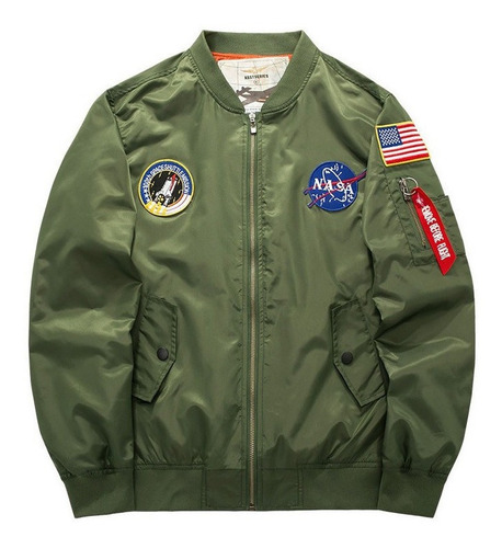 Chaqueta Pilot Bomber Jack Talla Grande Para