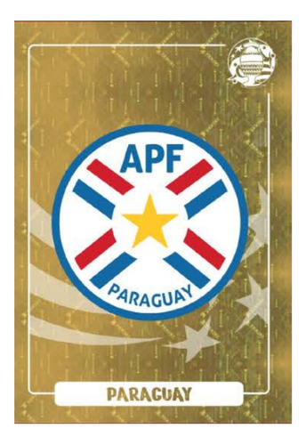 Lamina  Álbum Copa América Usa 2024 Escudo Paraguay
