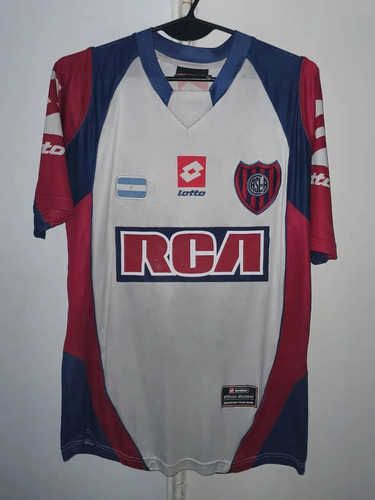 Camiseta San Lorenzo Lotto 05 Utileria Parche Rca Barrientos