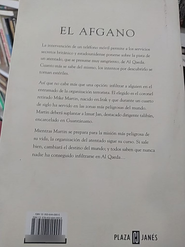 El Afgano Frederick Forsyth Ed. Plaza & Janés Formato Grand (Reacondicionado)