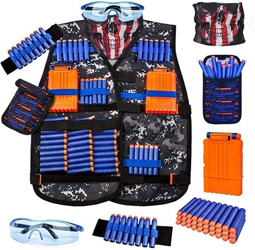 Kit De Chaleco Táctico Para Lanzadardos Nerf Serie N-strike