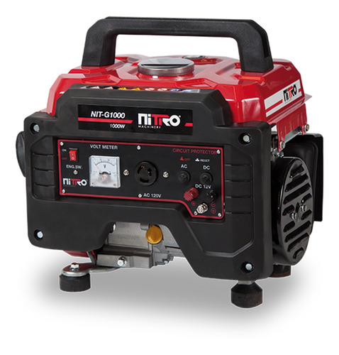 Generador 1,000w 2.9 Hp 120v/60hz Nitro Machinery