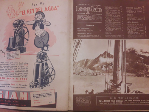 Revista Leoplan 1940 Cine Graf Spee Titeres Barracas Mocho (Usado)