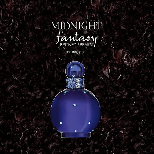 Imagen 5 de 6 de Perfume Britney Spears Midnight Fantasy 100ml Edp Dama Og