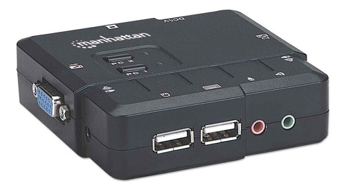 Switch Kvm Compacto Manhattan 151252 De 2 Puertos, Usb