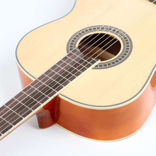 G-14 Alano Modelo de Guitarra de Madera Mini Instrumento Musical Modelo de Guitarra Clásica 