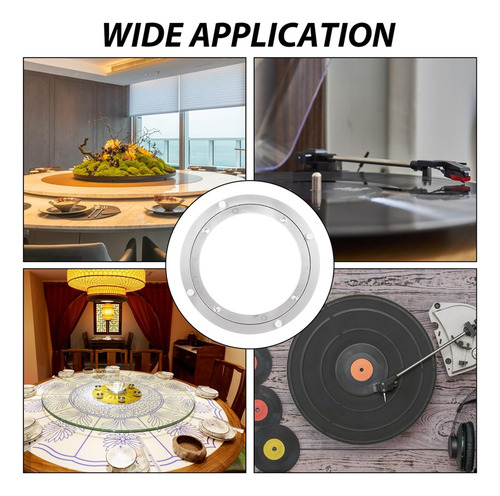 Tocadiscos Giratorios Lazy Susan Con Cojinetes De Aluminio D