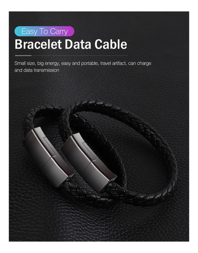 Pulsera Cargador Tipo C Samerio Cable De Carga Para Pulsera