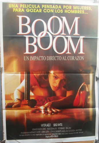 Afiche Original De La Película Boom Boom De Rosa Vergués