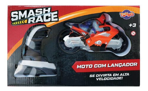 Brinquedo Smash Race Moto Com Lançador Cor Sortida 41975