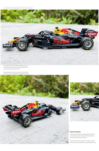 Ac Autos A Escala Formula 1:43 Burago Ferrari Red Bull