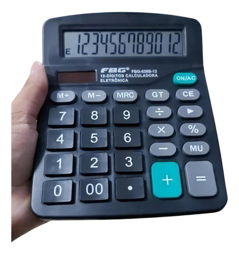 Calculadora Média De Balcão Para Uso Doméstico/profissional Cor Preto