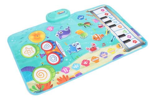 Tambor Musical Mat Baby 2 Sticks, Impermeable, Para Aprendiz
