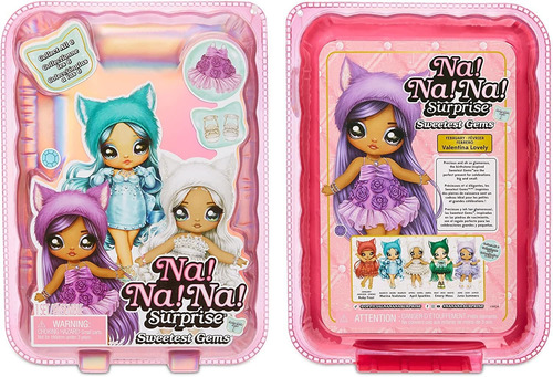 Imagen 4 de 4 de Muñeca Coleccionable Na Na Na Sweetest Gems Marina Tealstone