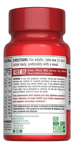 Multivitaminico One Daily 100 Comp. Nature's Truth