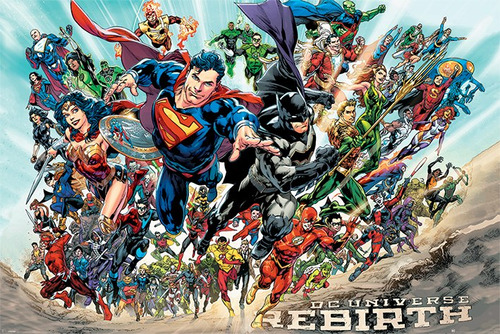 Poster Importado De Justice League - Rebirth