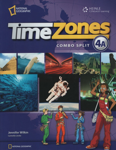 Time Zones 4 (combo Split A) - Student's Book + Multirom, De Wilkin, Jennifer. Editorial Heinle Cengage Learning, Tapa Blanda En Inglés Americano, 2011