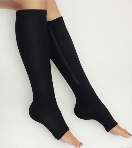 Media Compresion Anti Varices Circulacion Cremallera