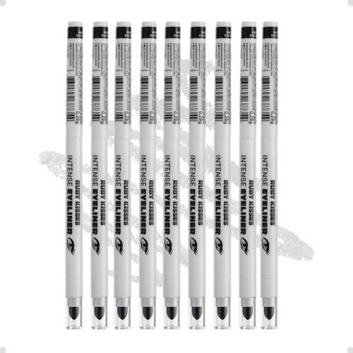 Kit Lápis Retrátil Ruby Kisses Eyeliner Egg Shells Com 9