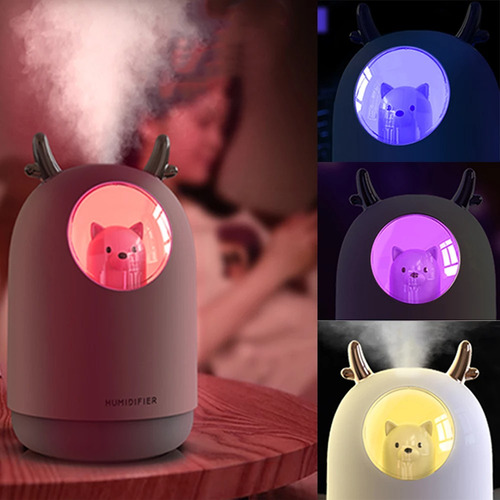 Humidificador Aire Purificador Difusor H2o Osito Encantador