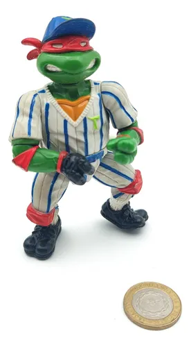 comprar Figura Muñeco Tortugas Ninjas Raphael Baseball Playmate 1990