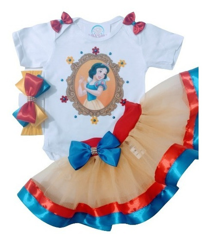 Conjunto Menina Infantil Super Luxo Princesas, Fantasia, Kit