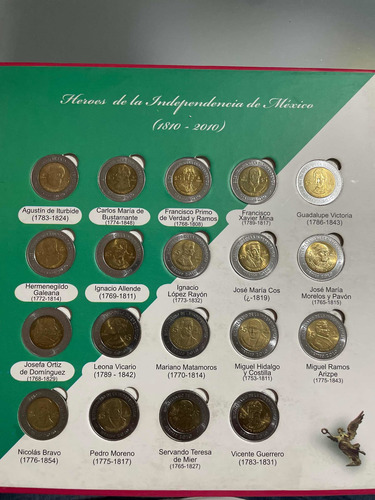 Album De Colección Monedas De 5 Pesos (Usado)