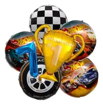 Comprar Set De Globos De Hot Wheels- Carreras- Copa Champion Hot Wheels Nro. 7