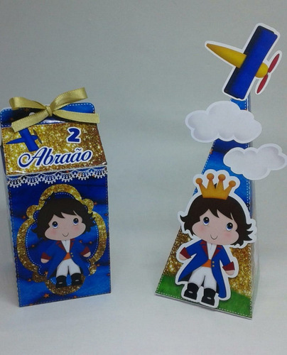 Kit 20 Itens Pequeno Principe Personalizados Milk/ Cone