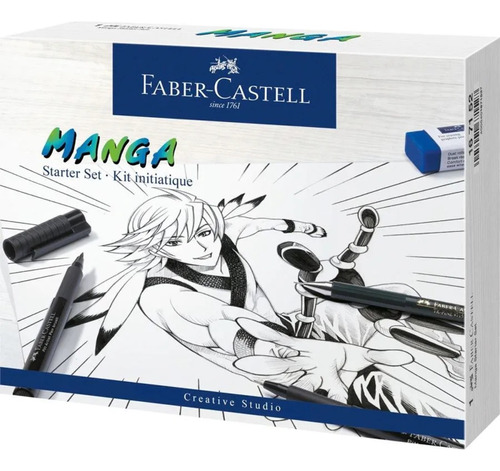 Kit De Dibujo Completo Manga Faber Castell 