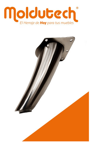Pata Para Mueble Sillón Acero Sofá Cromada (4 Piezas) P18-04