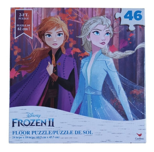 Rompecabezas Frozen 2 Para Niñas Disney 46 Pzas 