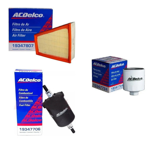 Kit Filtros Aire Aceite Y Nafta Vw Gol Trend - Voyage 1.6