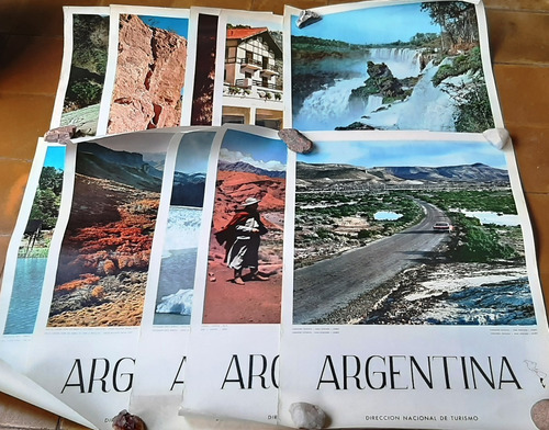 Antiguos Póster Argentina Dirección Nacional De Turismo X10