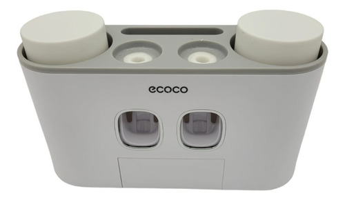 Dispenser Automático Pasta Dental C/ Adhesivo + 4vasos Ecoco