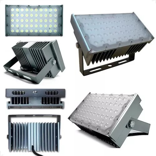 Kit 7 Refletor Holofote Led 50w Modular Ip67 Bivolt