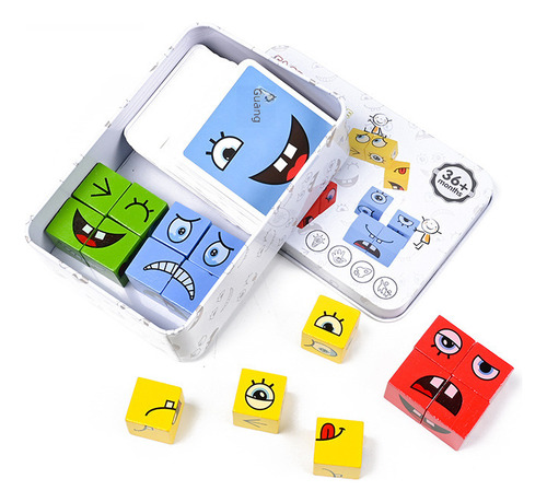 Mini Caja De Hierro Face Change (2 Cm), Bloques De Construcc